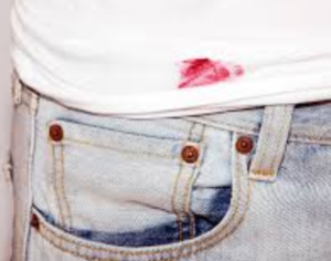 lipstick on cloth removal